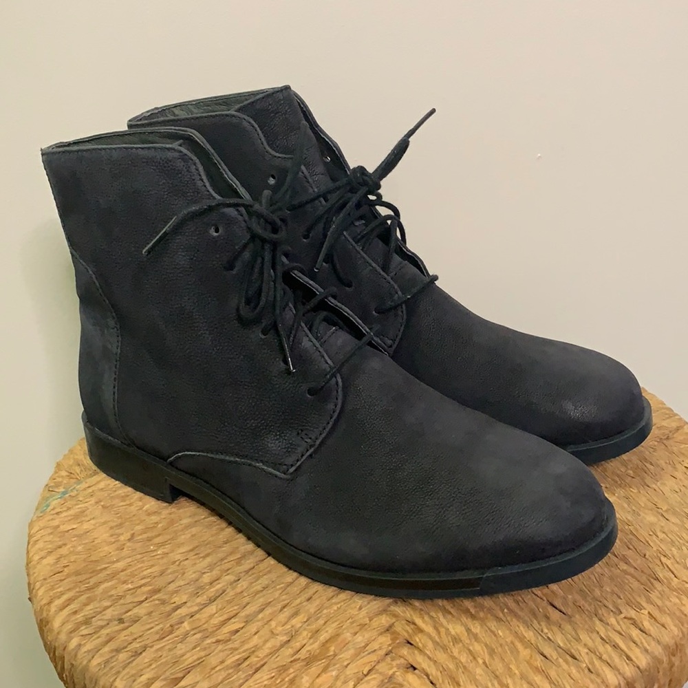 Camper leather lace up ankle boot
